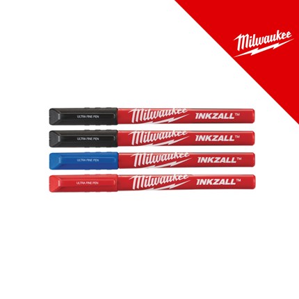 Milwaukee Marker-u boji tanki 0,6 mm 4 kom – markeri za označavanje