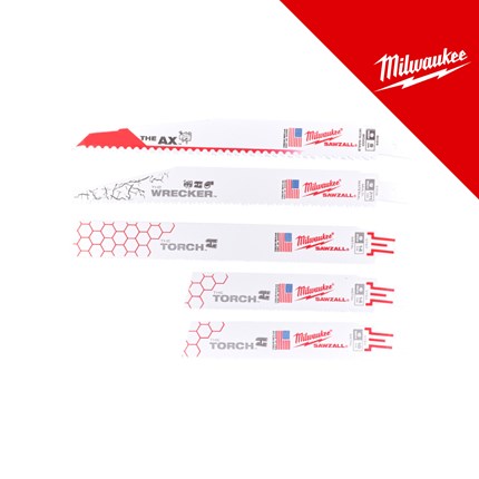 Milwaukee List sabljaste pile metal sawzall set 1, 5 kom – listovi za sabljastu pilu