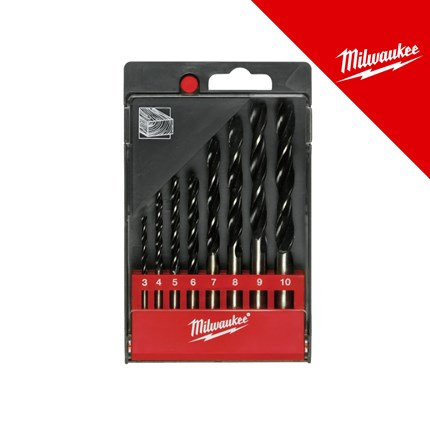 Milwaukee Svrdlo za drvo din 7487 set - 3-10 8 kom – svrdla