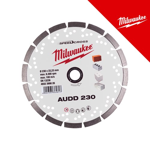 Milwaukee Pila kružna dijamantna audd 230 mm – profesionalni alat i pribor