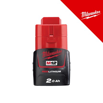 Milwaukee Baterija 12V 2Ah (M12B2) – baterije / akumulatori