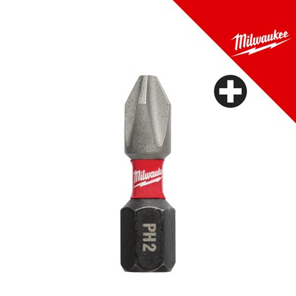 Milwaukee Bit nastavak shockwave PH2 25 mm - 3 kom. – bitovi i nastavci za odvijanje