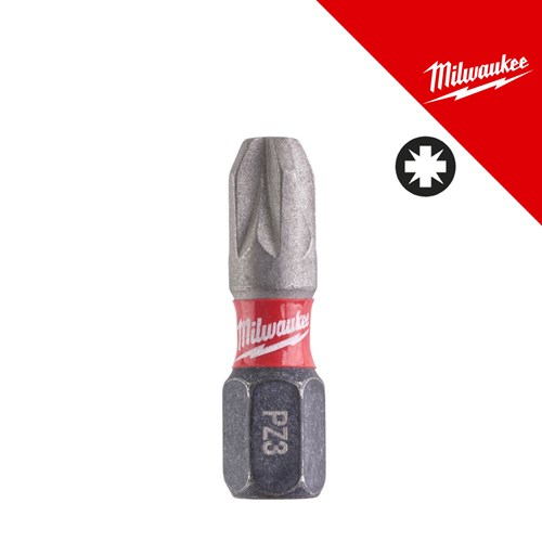Milwaukee Bit nastavak shockwave PZ3 25 mm - 25 kom – bitovi i nastavci za odvijanje