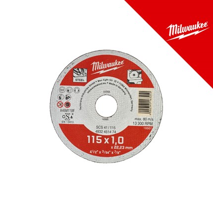 Milwaukee Rezna ploča za metal contr. SCS41 115X1 mm, 200/1 – rezne ploče