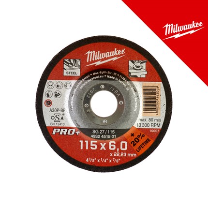 Milwaukee Rezna ploča za metal pro+ SG27 115X6 mm – rezne ploče