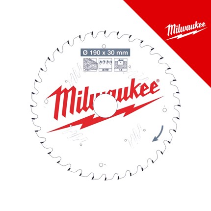 Milwaukee Pila cirkularna-drvo fc 190X30X1, 6X36Z – profesionalni alat i pribor