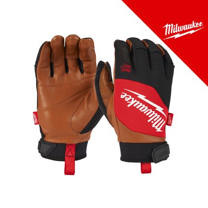 Milwaukee Rukavice kožne hibridne XL/10 – radne rukavice