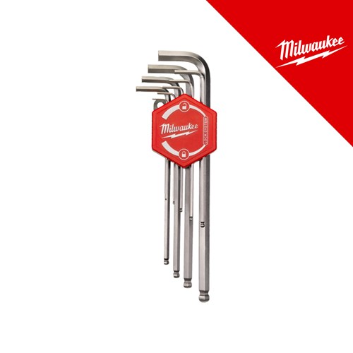 Milwaukee Imbus ključevi 9 kom. komplet - 1.5 mm, 2 mm, 2.5 mm, 3 mm, 4 mm, 5 mm, 6 mm, 8 mm, 10 mm. – imbus ključevi