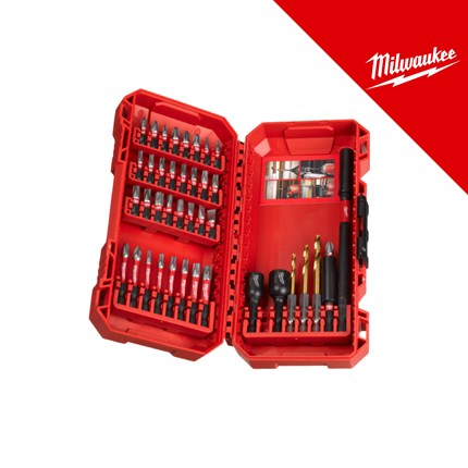 Milwaukee Shockwave impact duty set bitova 40 kom u kutiji – bitovi i nastavci za odvijanje