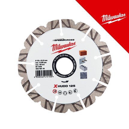Milwaukee Ploča dijamantna xhudd 125 mm – profesionalni alat i pribor