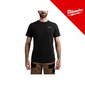 MILWAUKEE MAJICA RADNA S KRATKIM RUKAVIMA HT SS LAGANA CRNA, vel. XXL
