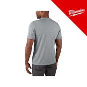 MILWAUKEE MAJICA RADNA S KRATKIM RUKAVIMA HT SS LAGANA SIVA, vel. M