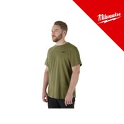 MILWAUKEE MAJICA RADNA S KRATKIM RUKAVIMA HT SS LAGANA ZELENA, vel. S