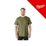 MILWAUKEE MAJICA RADNA S KRATKIM RUKAVIMA HT SS LAGANA ZELENA, vel. XXL