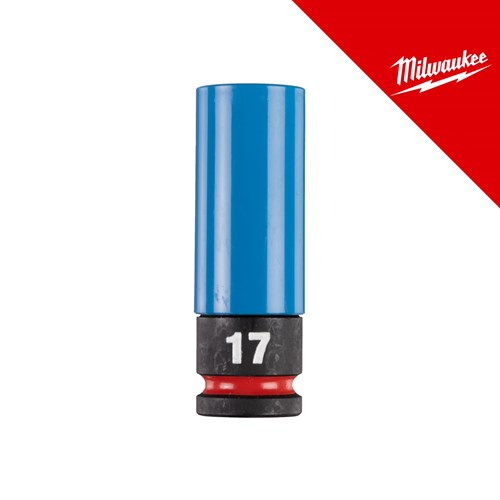 Milwaukee Ključ nasadni udarni shockwave s plastičnom zaštitom 1/2˝ 17 mm – nasadni ključevi