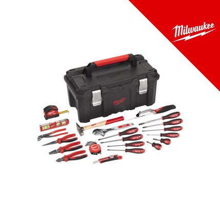 Milwaukee 30-DIJELNI set ručnog alata u koferu – profesionalni alat i pribor