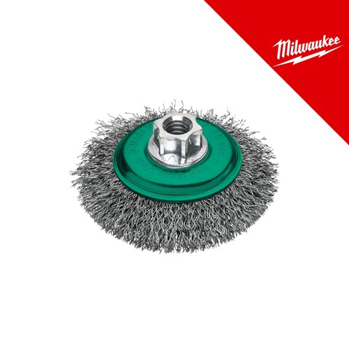 Milwaukee Blago lončasta gruba četka M14 100x10 inox cr. 0.35, 1 kom. – profesionalni alat i pribor