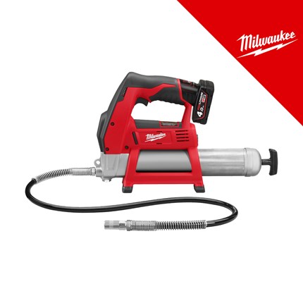 Milwaukee 12V aku mazalica 562 bara, u kutiji sa 1x4Ah baterijom i punjačem (M12GG-401B - 4933441675) – punjači