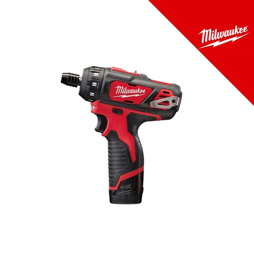 Milwaukee 12V aku bušilica, 30Nm, u c koferu sa 2x2Ah baterijama i punjačem (M12BD-202C - 4933441900) – baterije / akumulatori
