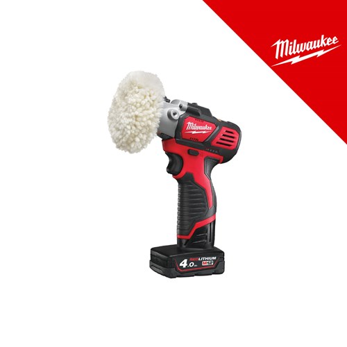 Milwaukee 12V aku polirka 76 mm, u x koferu sa 1x2Ah i 1x4Ah baterijama i punjačem (M12BPS-421X - 4933447799) – baterije / akumulatori