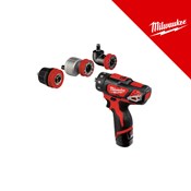MILWAUKEE 12V AKU BUŠILICA/ODVIJAČ sa 4-u-1 glavama, u C koferu sa 2x2Ah i 12-18FC punjačem (M12BDDXKIT-202C - 4933447836)
