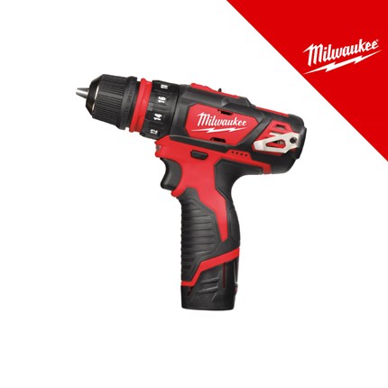 Milwaukee 12V aku bušilica/odvijač sa 4-u-1 glavama, u c koferu sa 2x2Ah i 12-18FC punjačem (M12BDDXKIT-202C - 4933447836) – odvijači