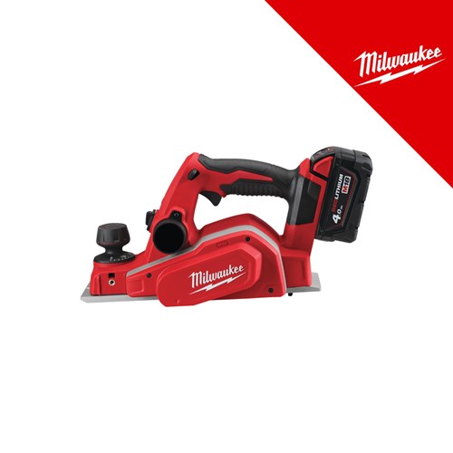 Milwaukee 18V aku blanjalica, u c koferu sa 2x4Ah baterijama i punjačem (M18BP-402C - 4933451114) – baterije / akumulatori