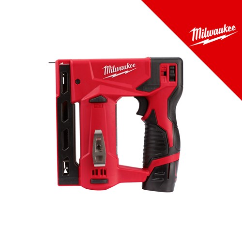 MILWAUKEE 12V AKU KLAMERICA, u X koferu sa 2x2Ah baterijama i punjačem (M12BST-202X - 4933459635)