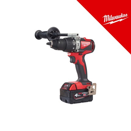 Milwaukee 18V aku udarna bušilica, 82 nm, u x koferu sa 2x4Ah baterijama i punjačem (M18BLPD2-402X - 4933464560) – baterije / akumulatori
