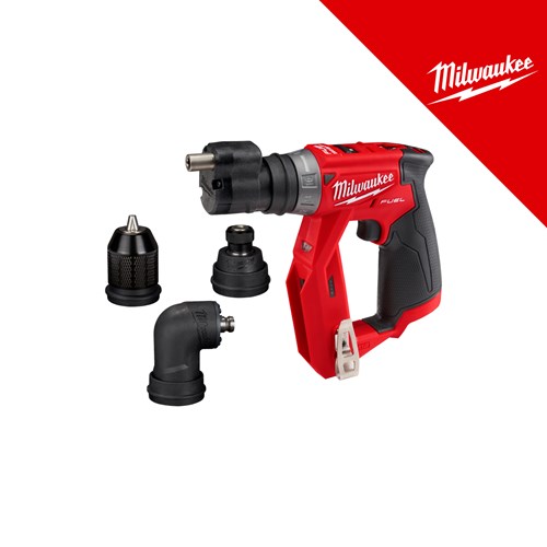 MILWAUKEE 12V AKU BUŠILICA/ODVIJAČ sa 4-u-1 glavama, u X koferu bez punjača i baterija (M12FDDXKIT-0X - 4933471332)