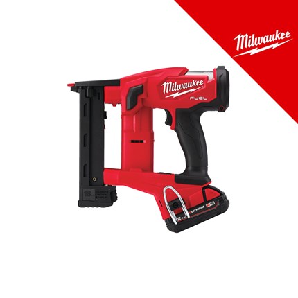 Milwaukee 18V aku spajalica za uske klamerice, u x koferu sa 2x2Ah baterijama i punjačem (M18FNCS18GS-202X - 4933471940) – baterije / akumulatori