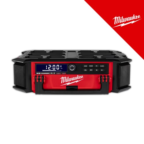 Milwaukee 18V aku radio packout kompaktibilan, u kutiji bez baterija i punjača (M18PRCDAB+-0 - 4933472112) – baterije / akumulatori