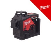 MILWAUKEE 12V AKU LASERSKI NIVELIR 3 zrake 360 stupnjeva, zečena zraka, u C koferu sa 1x4Ah baterijom i punjačem (M123PL-401C - 4933478102)