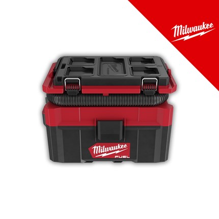 Milwaukee 18V aku usisavač packout kompaktibilan mokro/suhi, u kutiji bez baterija i punjača (M18FPOVCL-0 - 4933478187) – baterije / akumulatori
