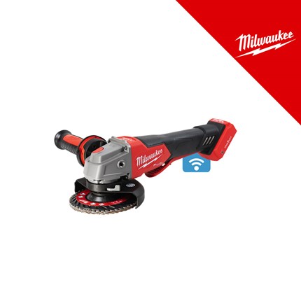 Milwaukee 18V aku kutna brusilica, rapid stop, u x koferu bez punjača i baterija (M18ONEFSAG125XPDB-0X - 4933478434) – baterije / akumulatori