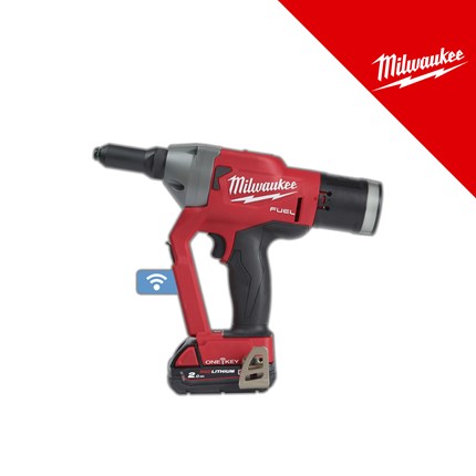 Milwaukee 18V aku alat za zakovice, u x koferu sa 2x2Ah baterijom i punjačem (M18ONEFPRT-202X - 4933478602) – punjači