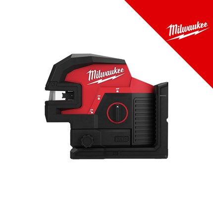 Milwaukee 12V aku laserski nivelir 4 točke zelena zraka, u c koferu bez punjača i baterija (M12CLL4P-0C - 4933479202) – baterije / akumulatori