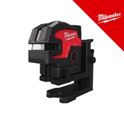 MILWAUKEE 12V AKU LASERSKI NIVELIR 4 točke zelena zraka, u C koferu sa 1x3Ah baterijom i punjačem (M12CLL4P-301C - 4933479203)