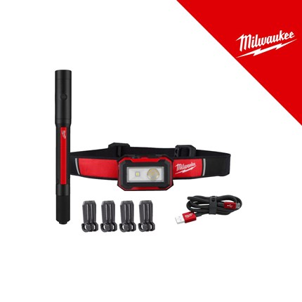 Milwaukee LED aku svjetiljka USB ir HL450PL250 set (ir PL250+IR HL450) – rasvjeta