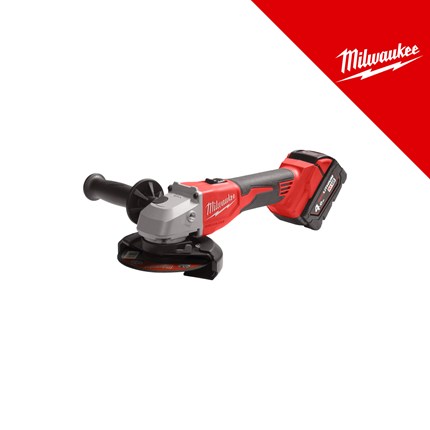 Milwaukee 18V aku kutna brusilica, u x koferu sa 2x4Ah baterijama i punjačem (M18BLSAG125XP-402X - 4933492646) – baterije / akumulatori