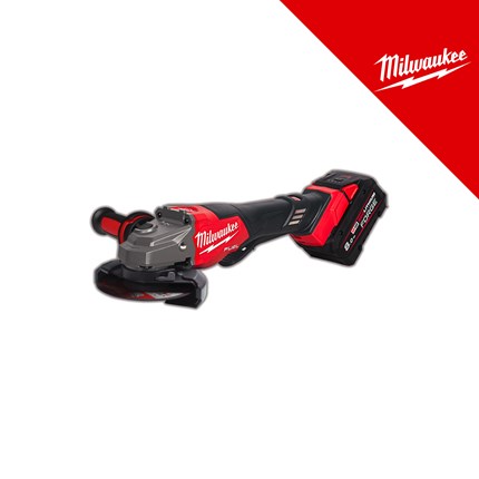 Milwaukee 18V aku kutna brusilica, variabilna i rapid stop, u x koferu sa 2x8Ah forge baterijama i punjačem (M18FHSAGO125X-802X - 4933493420) – baterije / akumulatori