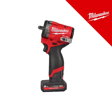Milwaukee 12V aku udarni stezač, 542 nm, u x koferu sa 2x5Ah baterijama i sa punjačem (M12FCIWF38G3-502X - 4933493452) – baterije / akumulatori