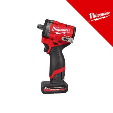 Milwaukee 12V aku udarni stezač, 542 nm, u x koferu sa 2x5Ah baterijama i sa punjačem (M12FCIWF12G3-502X - 4933493455) – baterije / akumulatori