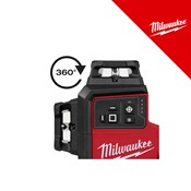 MILWAUKEE 12V AKU LASER SET (12A3PLO-401C - 4933499002)
