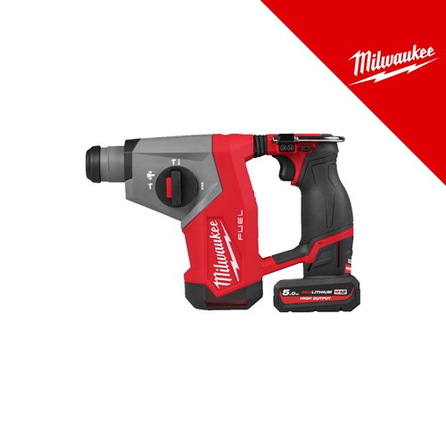 MILWAUKEE 12V AKU BUŠEČI ČEKIĆ SDS+, 1,15 J, u X koferu sa 2x5Ah baterijama i sa punjačem (M12FHAC16-502X - 4933499185)