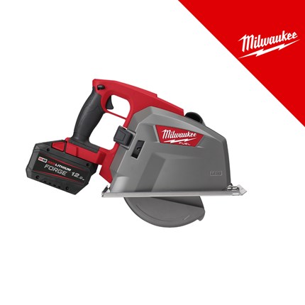 Milwaukee 18V aku cirkularna pila za metal, u x koferu s punjačem M12-18 fc i baterijom M18FB12 (M18FMCS66-121C - 4933499243) – punjači