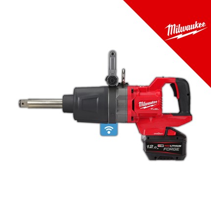 Milwaukee 18V aku udarni stezač, 2711 nm, u c koferu sa 1x12Ah forge i punjačem (M18ONEFHIWF1D-121C - 4933499251) – punjači