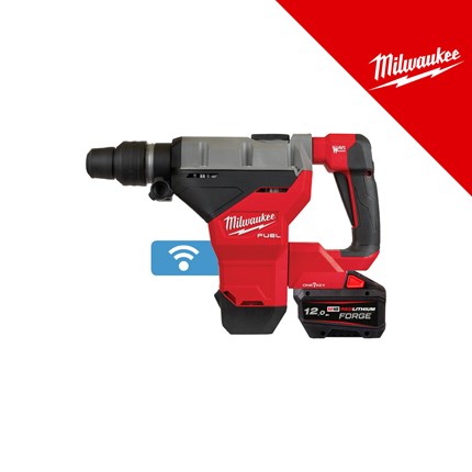 Milwaukee 18V aku bušeči čekić sds max, 8 kg, u c koferu sa 1x12Ah forge i punjačem (M18FHM-121C - 4933499269) – svrdla sa SDS prihvatom