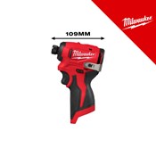 MILWAUKEE M12BLIDRC-0 BATT. IMPACT DRIVER XXX