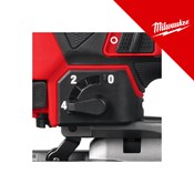 MILWAUKEE 12V AKU UBODNA PILA, u X koferu sa 1x2Ah i 1x4Ah baterijama i punjačem (M12FJS-422X - 4933500575)